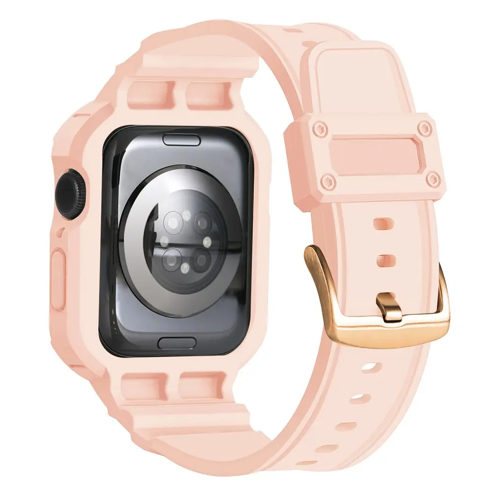 Apple Watch Series 10 42mm Adventure Skal + Armband rosa