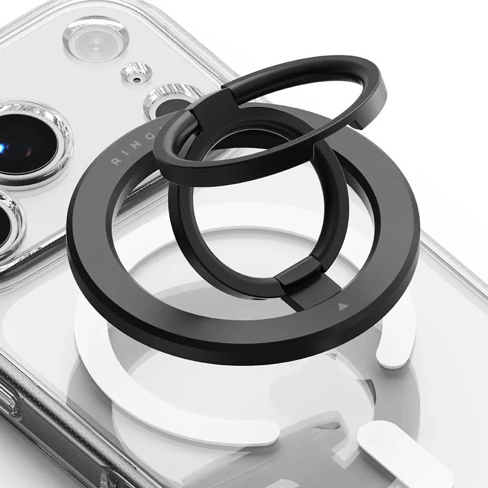 Dual magnetisk smart ring, Black