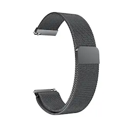 Armband Milanese Universal 22mm svart