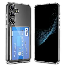 Samsung Galaxy S26 Plus Hybridisuojakuori integroidulla korttitaskulla, Kirkas