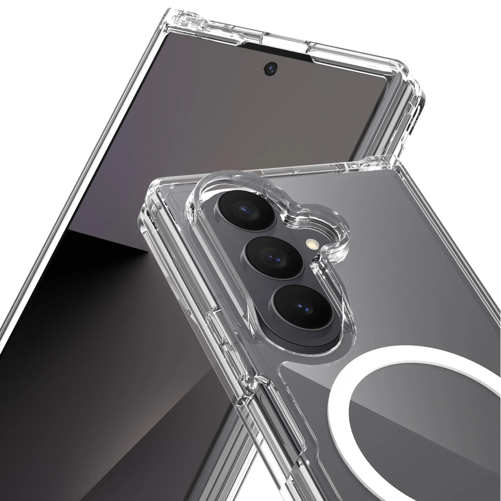 Hybridskal MagSafe Samsung Galaxy Z Fold 8 Ultra Genomskinlig