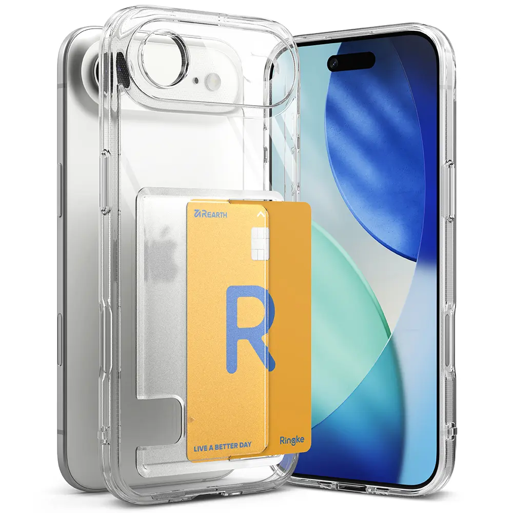 Fusion Card Case iPhone Air Genomskinlig
