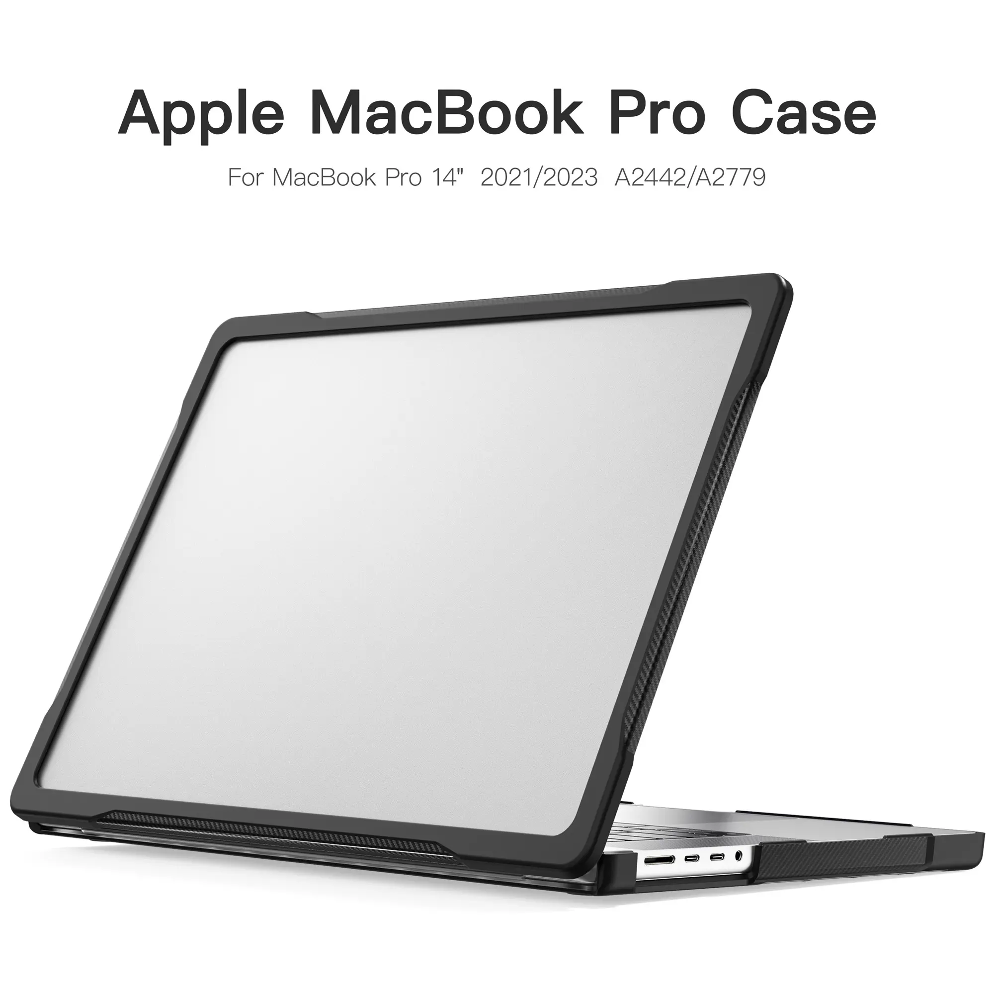Stöttåligt Skal Apple MacBook Pro 14 2021 Genomskinlig