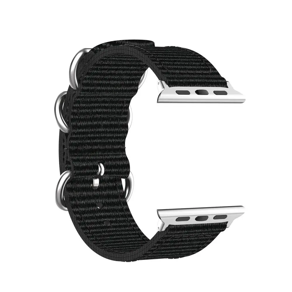 Natoarmband Apple Watch Series 12 43mm svart