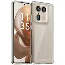 Hybridcover Motorola Edge 50 Ultra Gennemsigtig