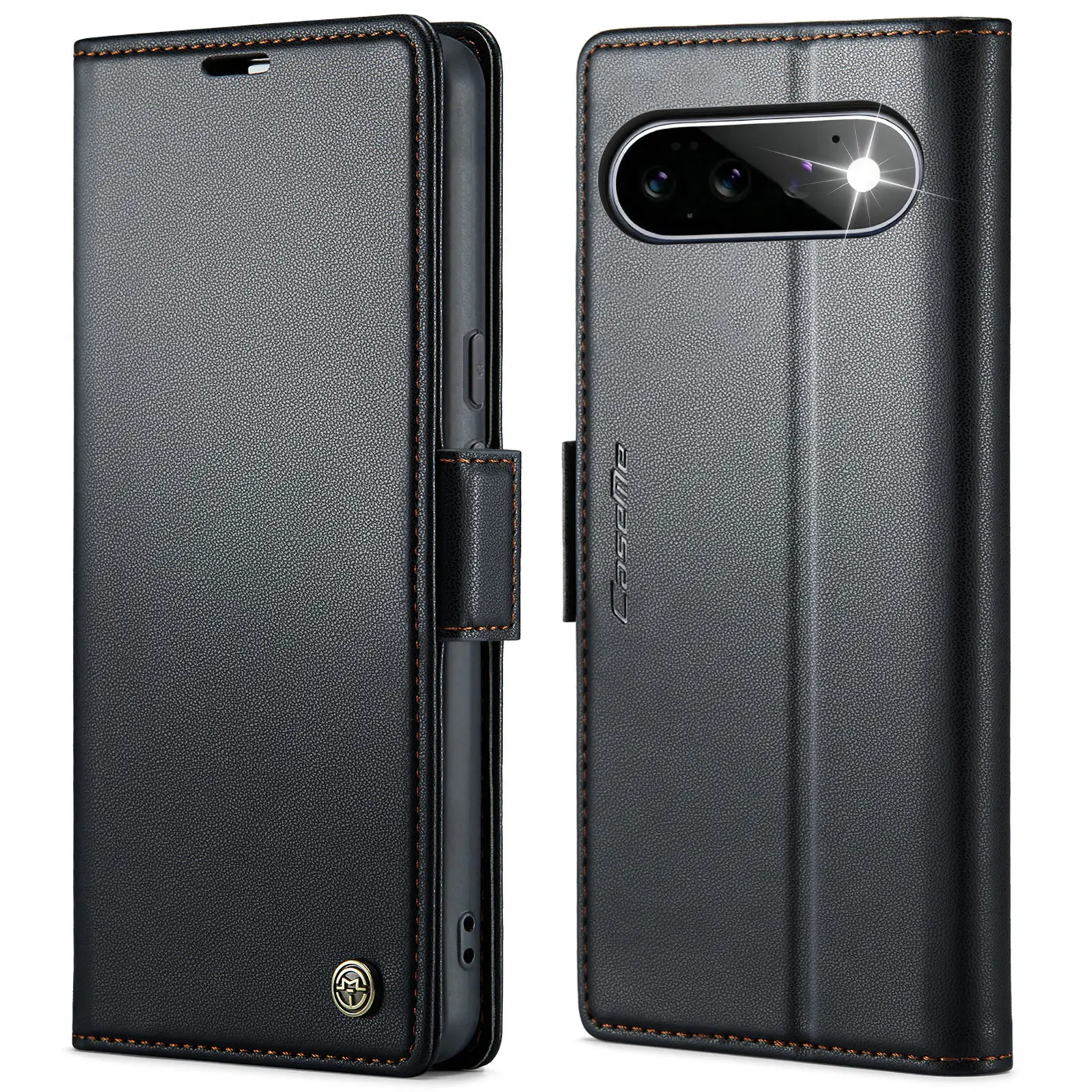 Google Pixel 11 Pro Slankt RFID-pungetui, Sort