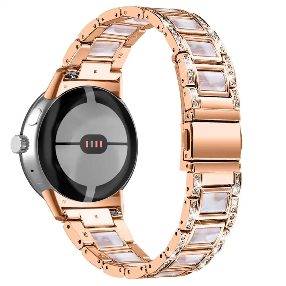 Diamond Bracelet Google Pixel Watch 5 41mm Rosegold Pearl