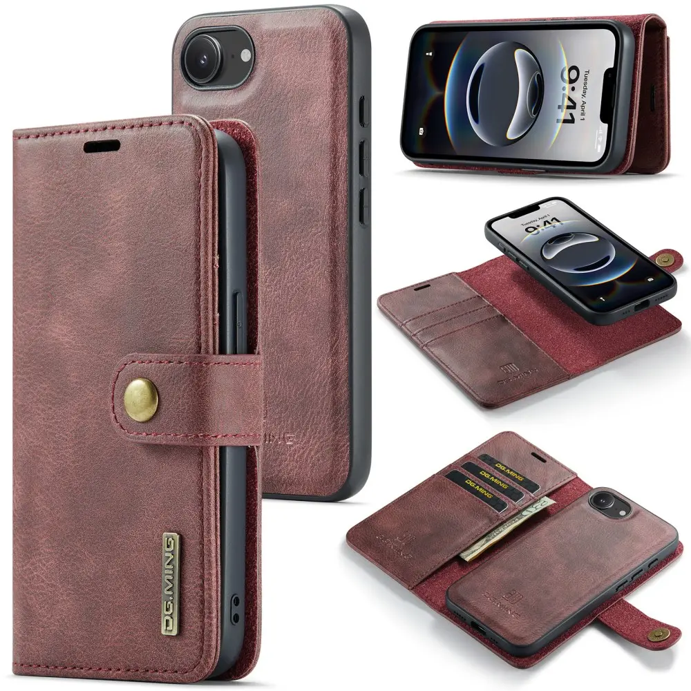 Magnet Wallet iPhone 17e Red