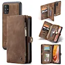 Multi-slot Mobiltaske Samsung Galaxy A71 Brun