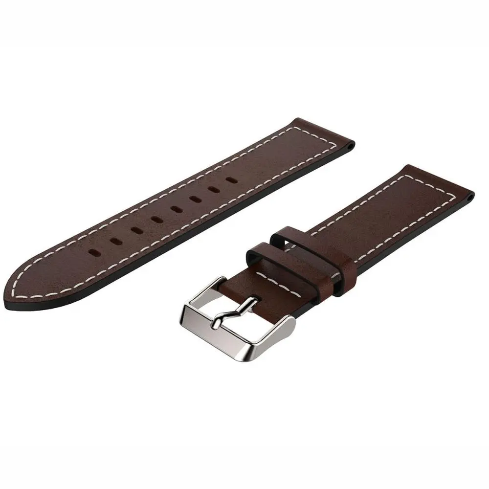 Läderarmband Huawei Watch GT 2 46mm/Watch GT 2e/Watch GT Brun