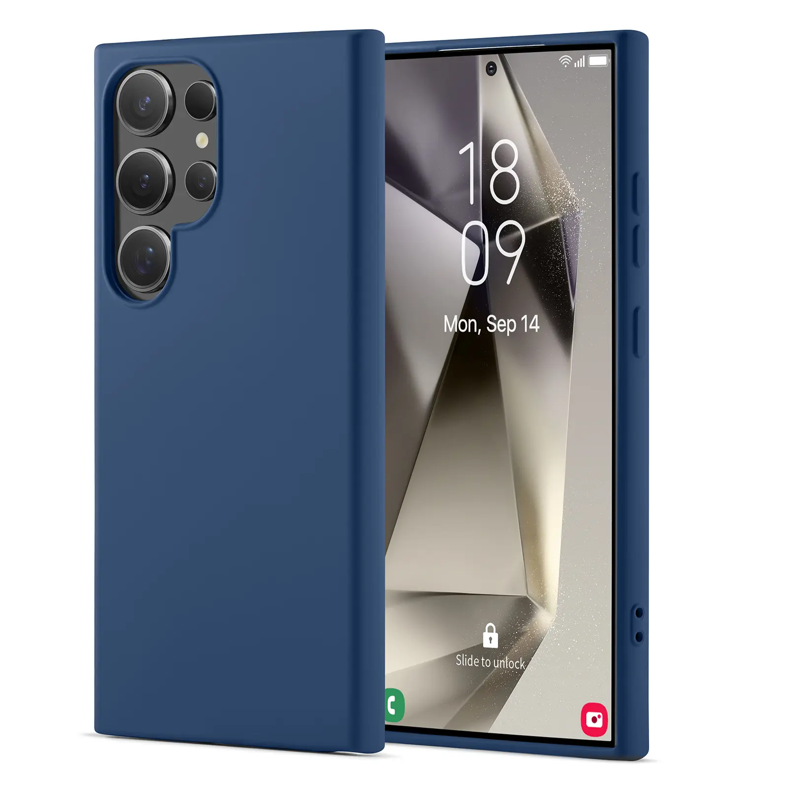 TPU Cover Samsung Galaxy S24 Ultra Mørkeblå