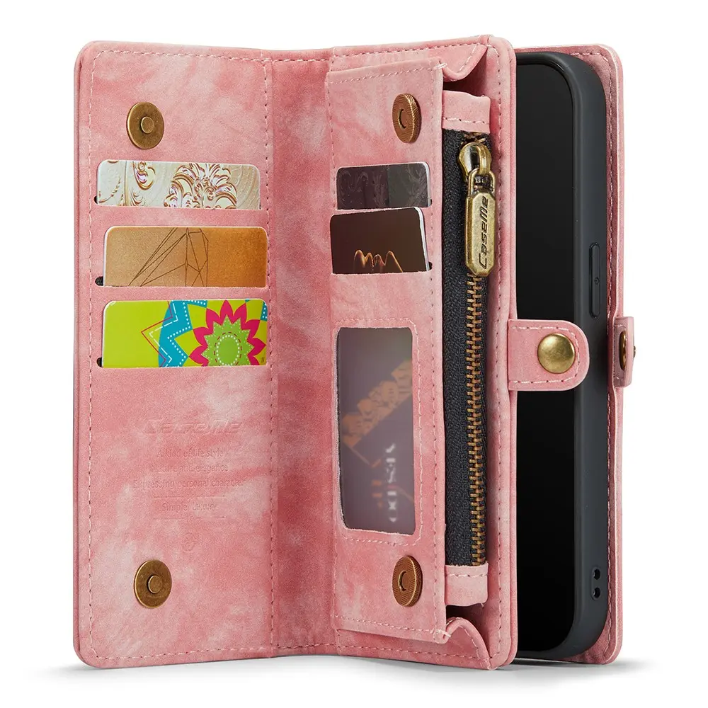 Multi-slot Plånboksfodral iPhone 11 Rosa