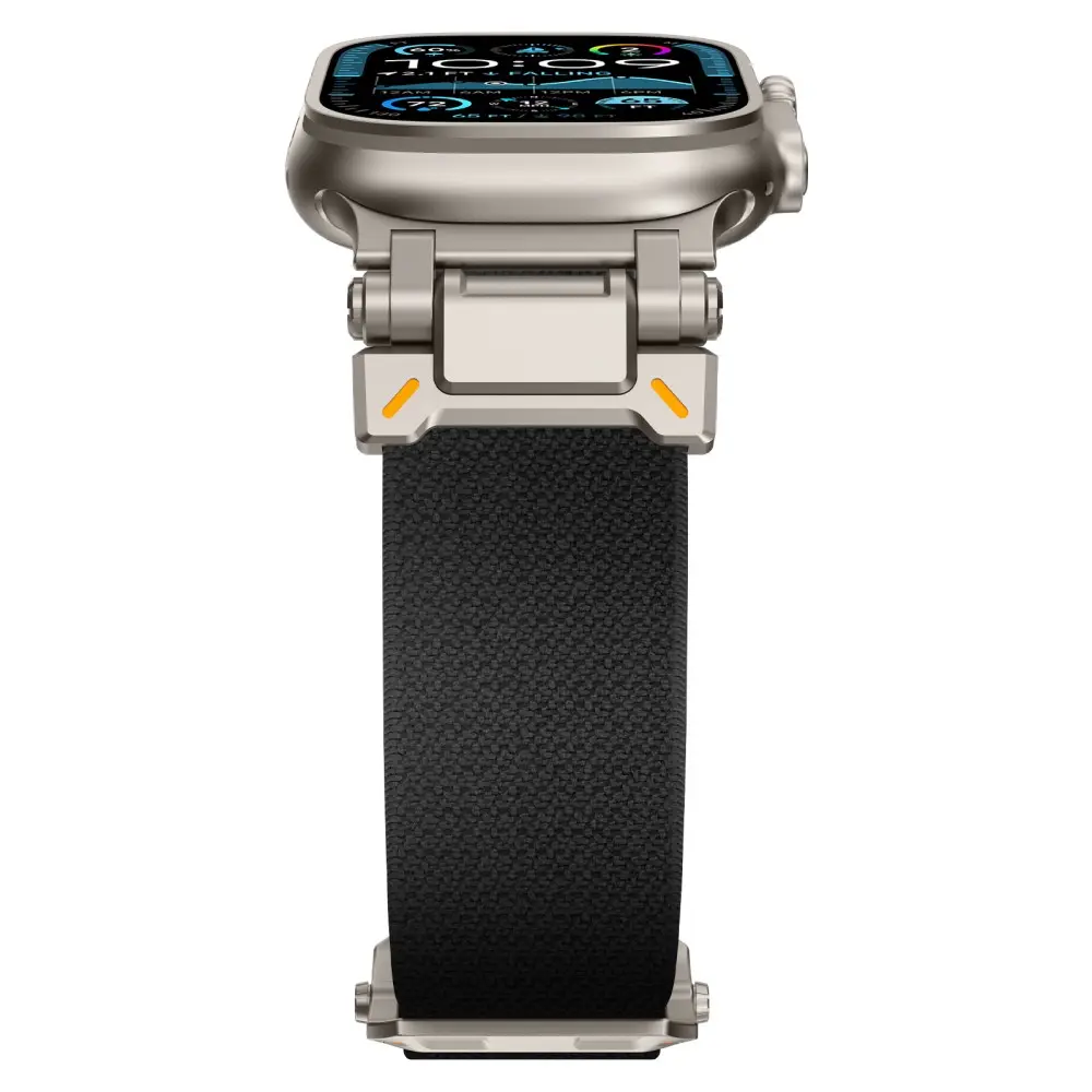 Endure Flex Nylon Strap Apple Watch Ultra 49mm 2nd Gen Svart/titan