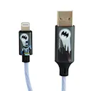 Light Up Kabel USB-A till Lightning 1.2m, Batman