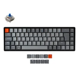 K6 RGB Trådløst gamingtastatur Hot Swap Gateron, Blue