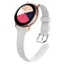 Slim Læderrem Samsung Galaxy Watch 5 40mm Hvid