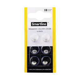 Litium Knapcellebatteri SR626SW (6-pack)