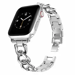 Braided Chain Bracelet Apple Watch Series 8 41mm Sølv