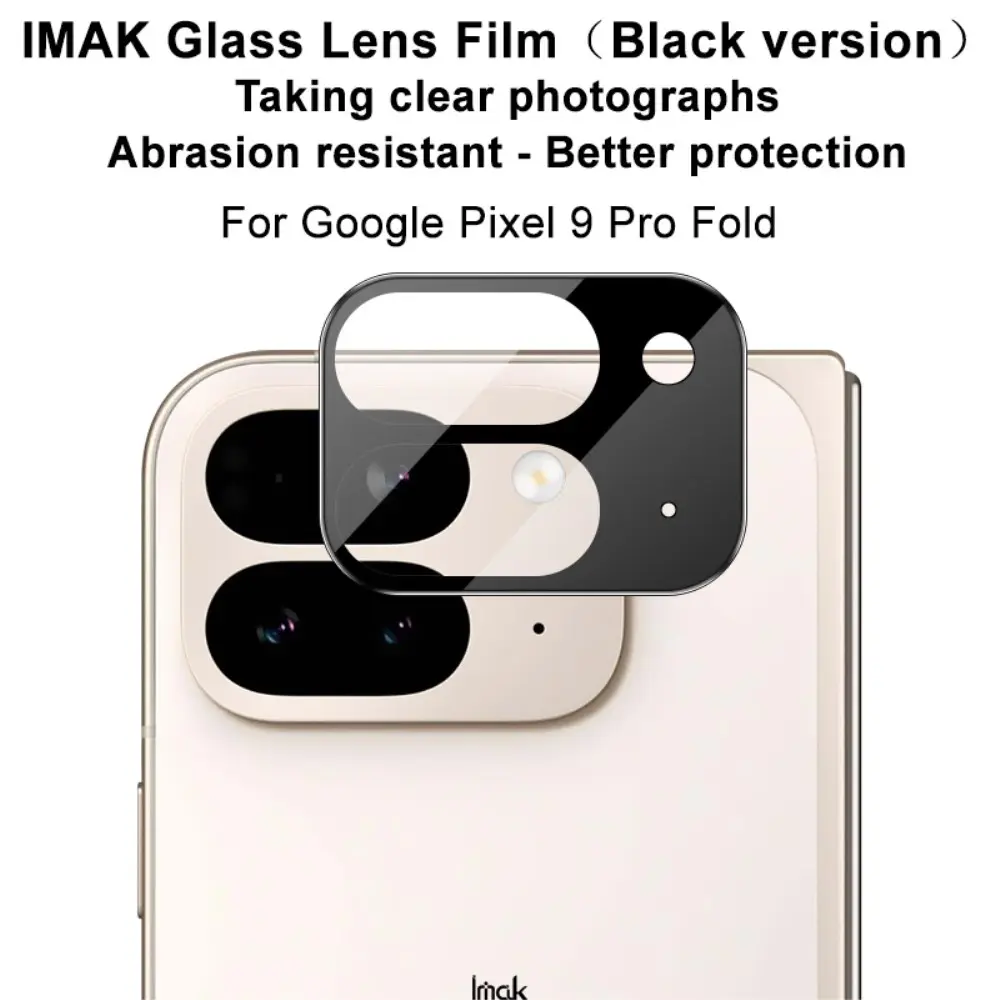 Härdat Glas 0.2mm Linsskydd Google Pixel 9 Pro Fold Svart