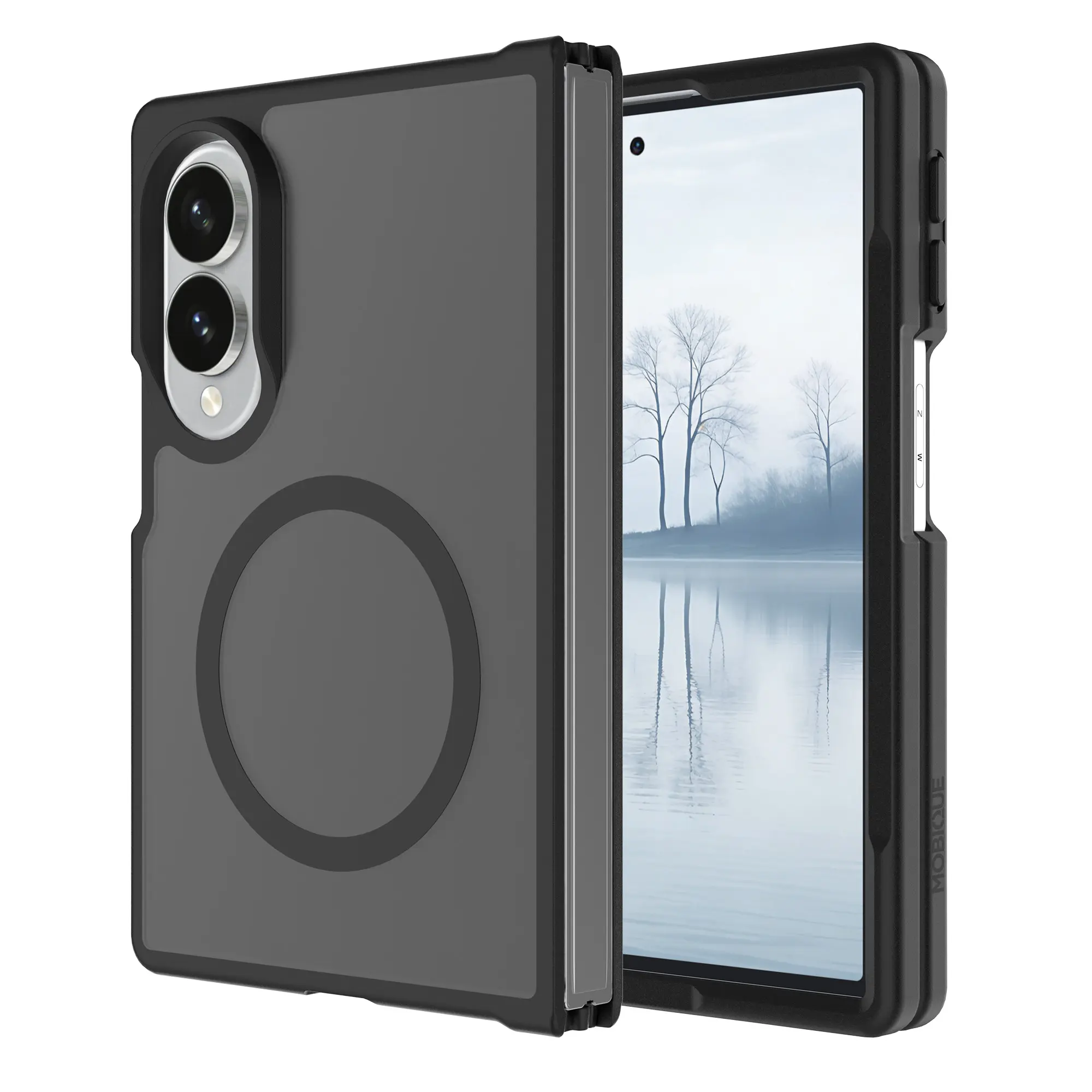 Magnetic Hybrid Skal Samsung Galaxy Z Fold 8 Frosted Black
