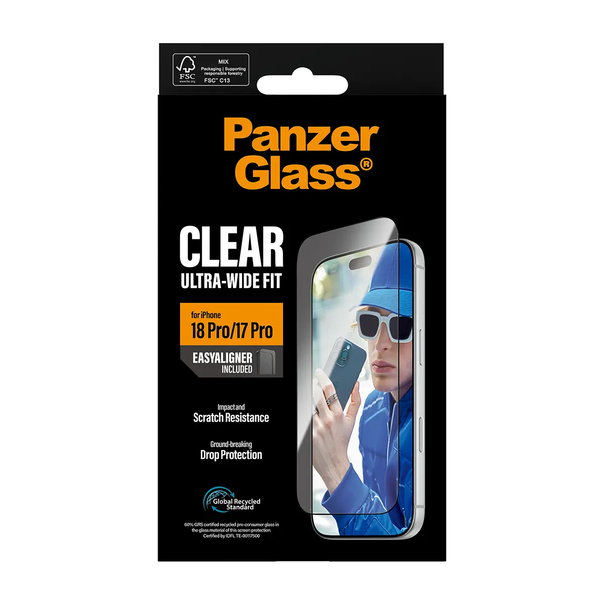 iPhone 18 Pro Screen Protector (with EasyAligner) Ultra Wide Fit
