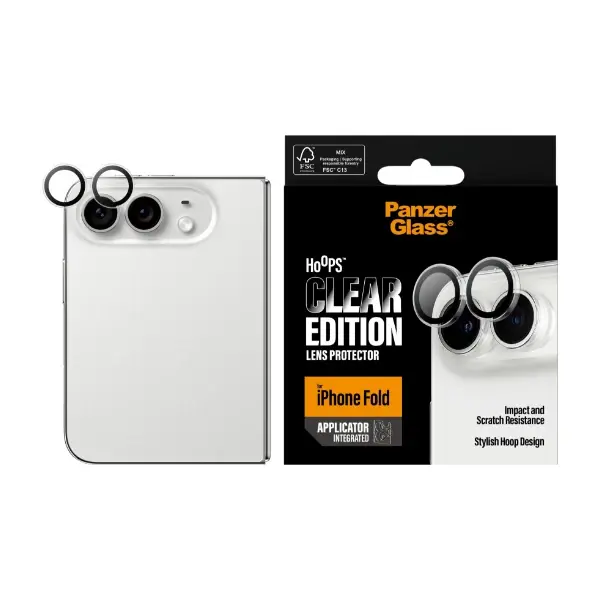 iPhone Duo Hoops Camera Lens Protector Genomskinlig