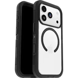 iPhone 17 Pro Defender XT Riktig støtsikkert MagSafe-deksel, Svart/gjennomsiktig
