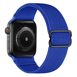 Apple Watch Ultra 49mm 1st Gen Joustava nailonranneke, Sininen