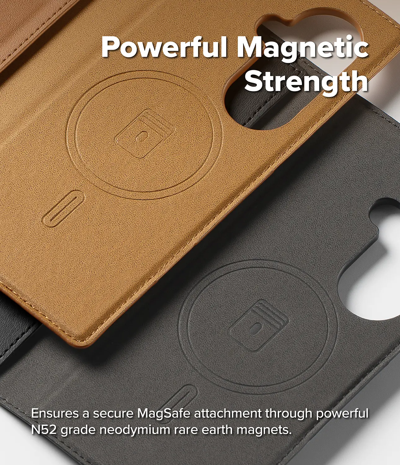 Folio Grip Wallet Magnetic Samsung Galaxy Z Fold 8 Ultra Brown