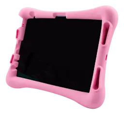 Apple iPad Pro 11 3rd Gen (2021) Mjukt silikonskal för barn med ställfunktion, Rosa