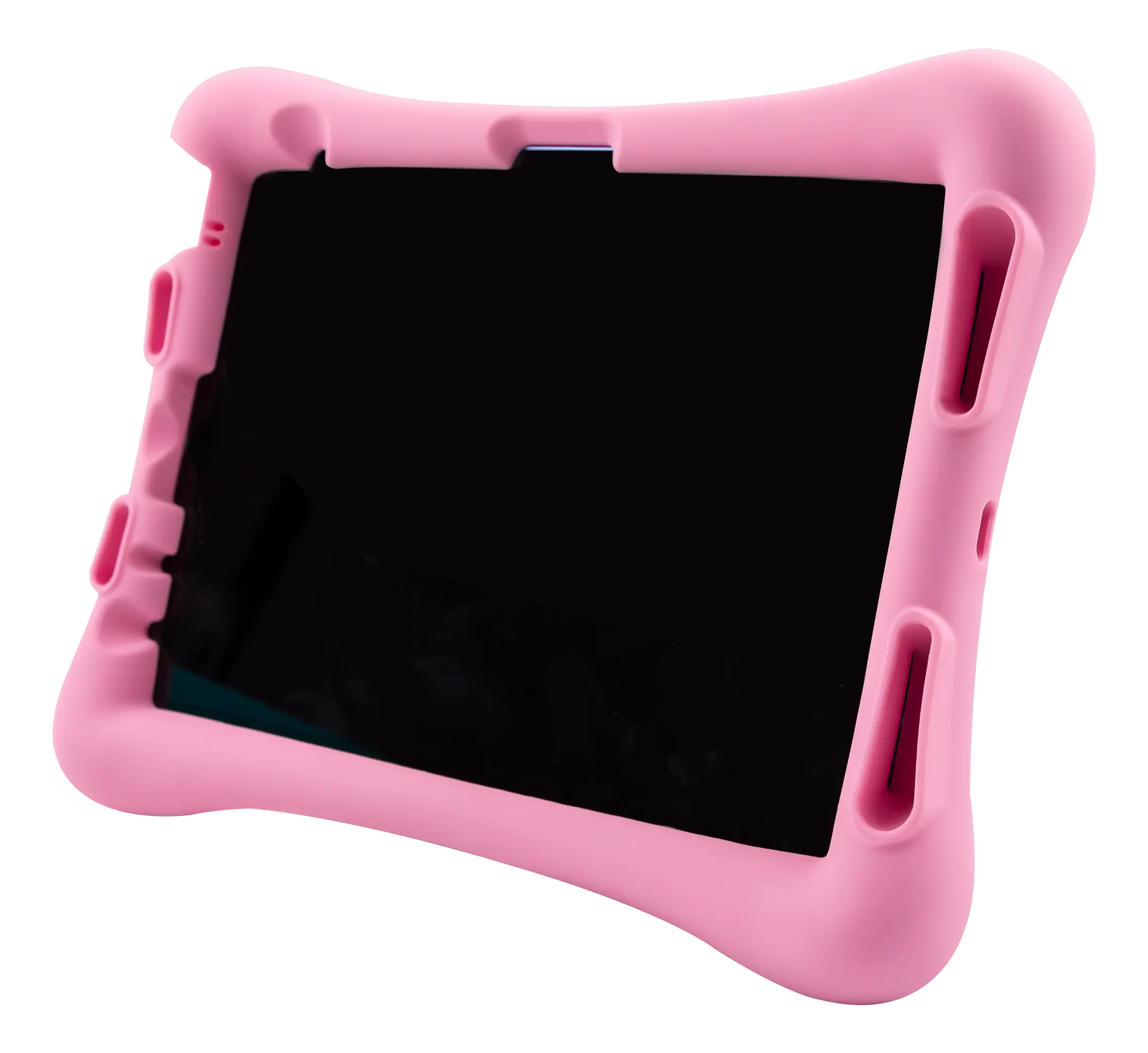 Apple iPad Pro 11 4th Gen (2022) Mykt silikondeksel for barn med stativfunksjon, Rosa