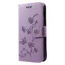 Samsung Galaxy S10e Mobiletui med sommerfugle, Lilla