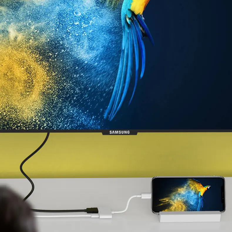 Lightning till HDMI adapter Vit