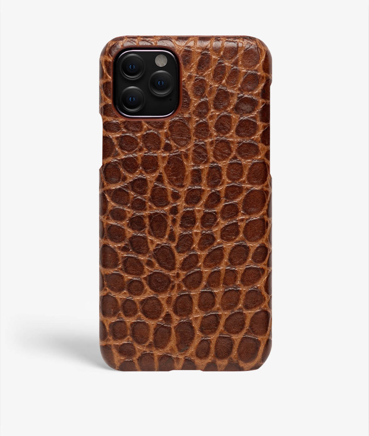 The Case Factory Deksel iPhone 11 Pro Small Croco Brun
