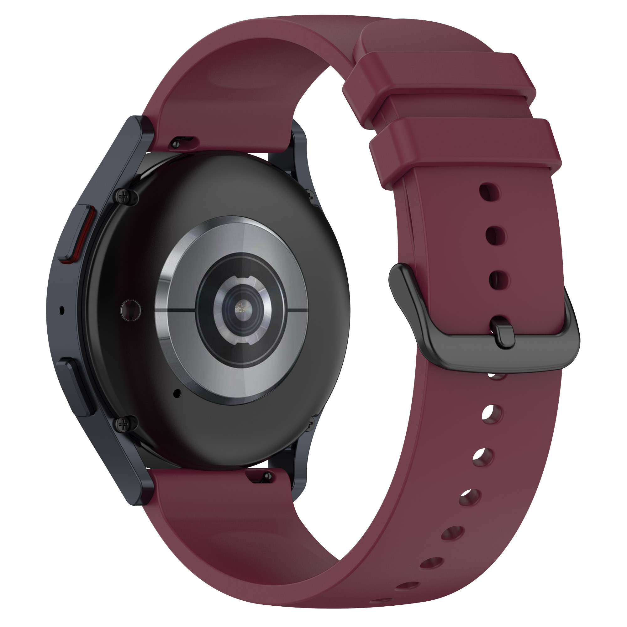Silikonarmband Samsung Galaxy Watch 5 Pro 45mm Vinröd