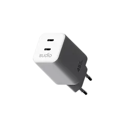 P2 Vægoplader 45W 2 x USB-C Hvid