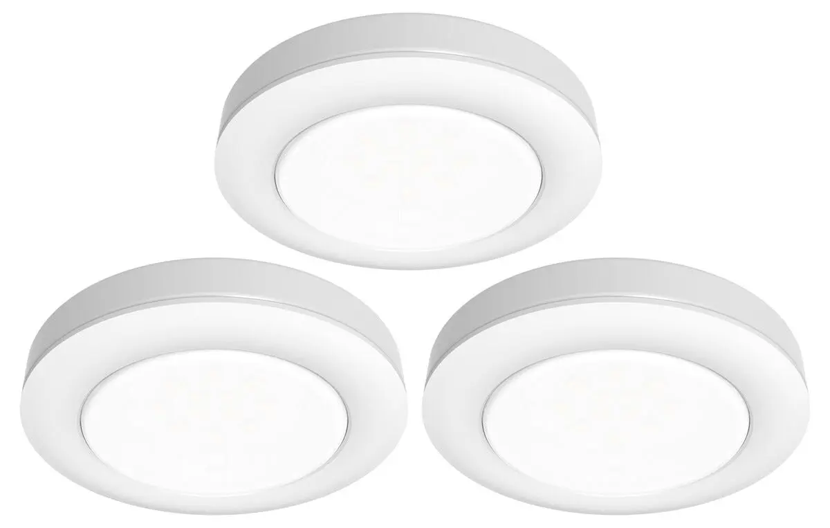 LED-Downlights 3-pack, Vit