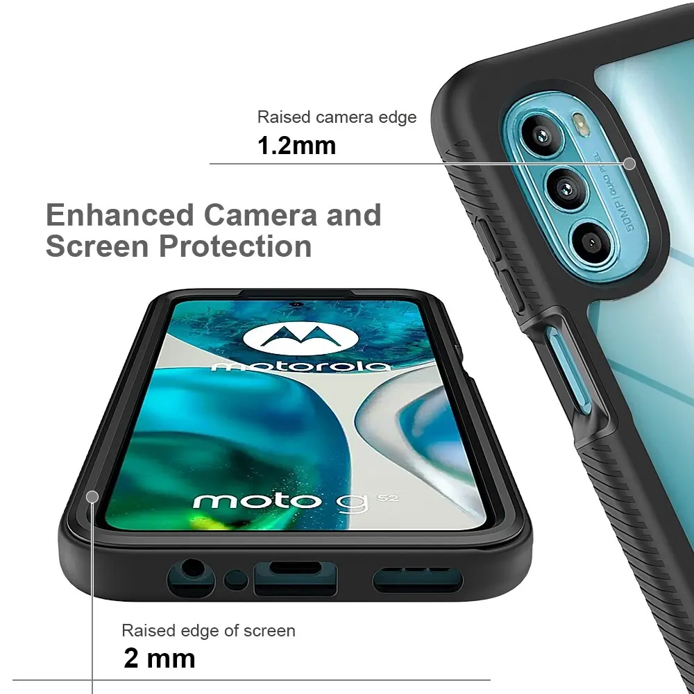 Full Protection Case Motorola Moto G52 Svart