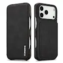 Slim Lommebokdeksel iPhone 17 Pro Max Svart