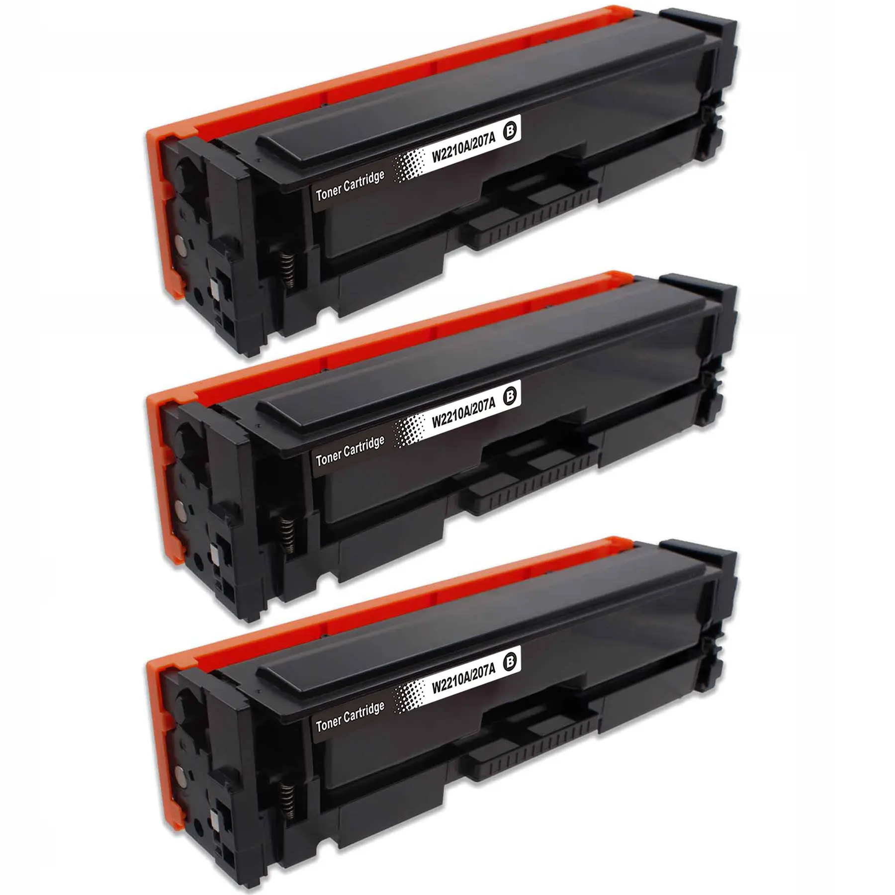 3-pack Kompatibel svart toner - ersätter HP 207A / W2210A - 1350 sidor
