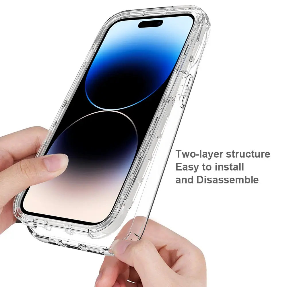 Full Cover Skal iPhone 15 Genomskinlig