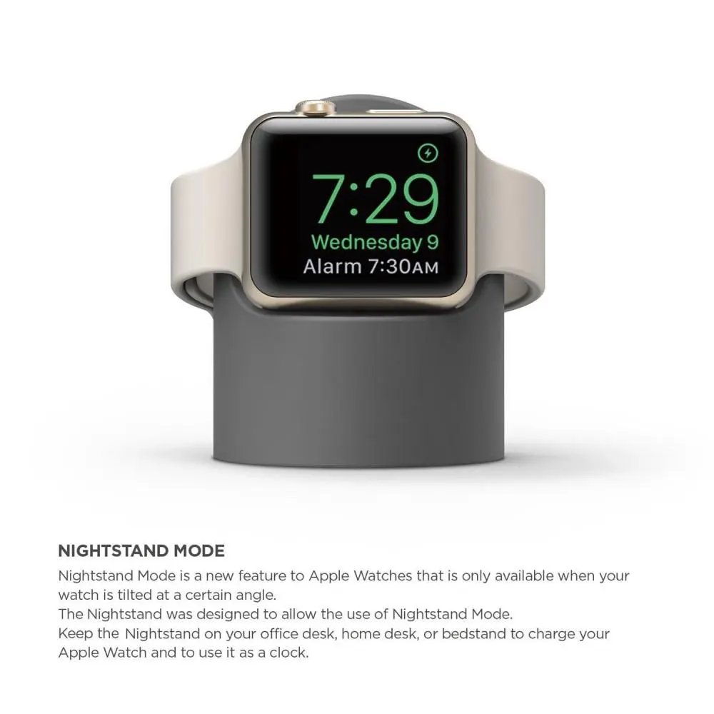 Laddningsställ Apple Watch grå