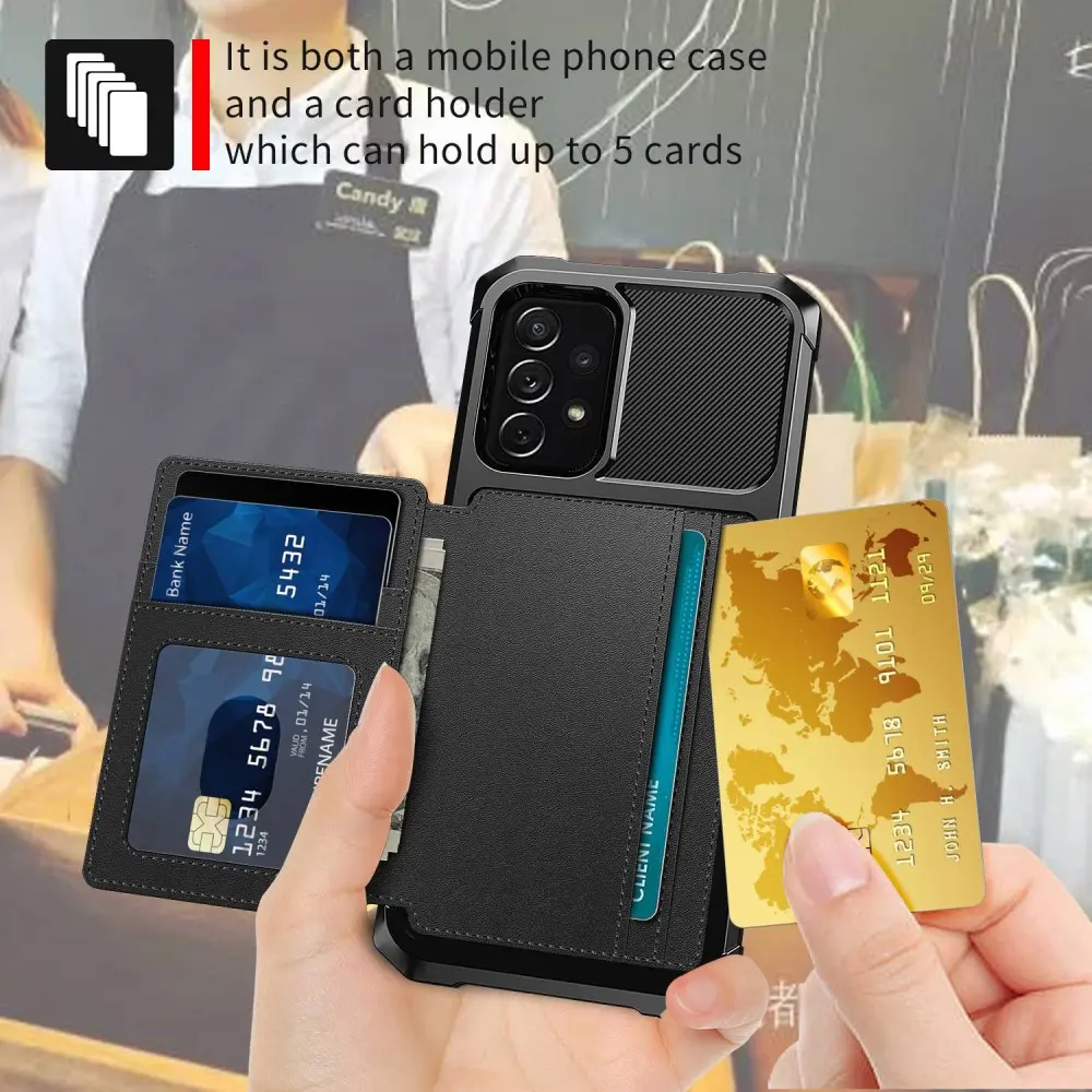 Tough Multi-slot Case Samsung Galaxy A13 Svart