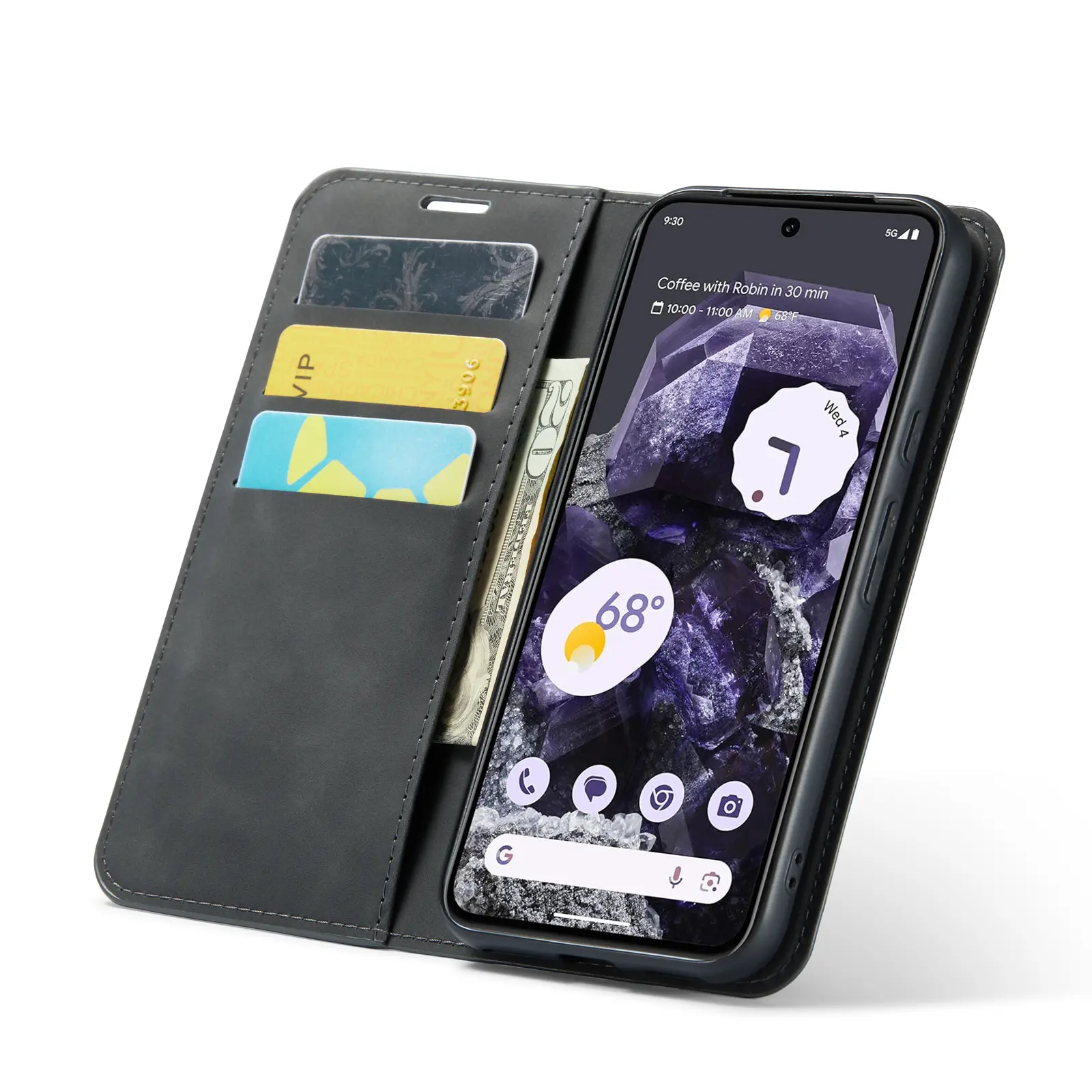 Google Pixel 8a Slim Mobilfodral Svart