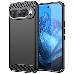 Google Pixel 9 Skal TPU Brushed Svart