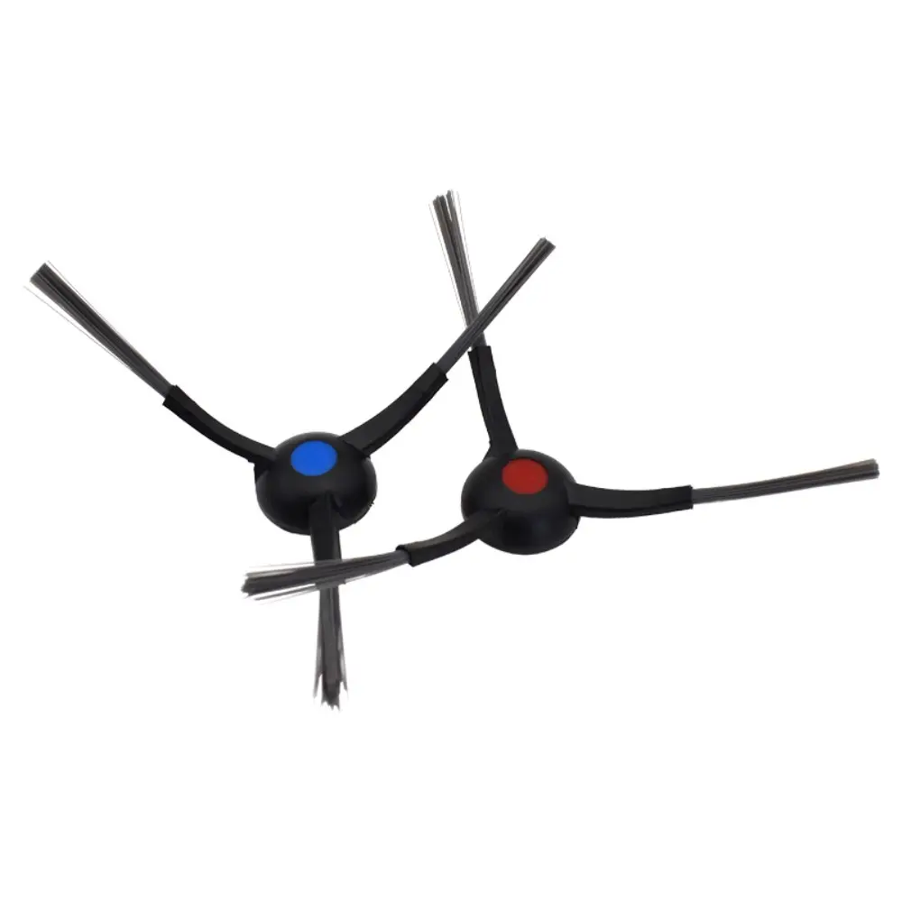 2-pack Sidoborstar - passar till Ecovacs Deebot T30 Svart