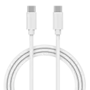 USB Cable USB-C <-> USB-C 2m valkoinen