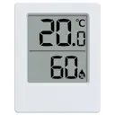 Digital termometer/hygrometer inomhus 3-pack, Vit