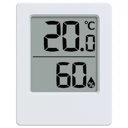 Digital termometer/hygrometer inomhus 3-pack, Vit