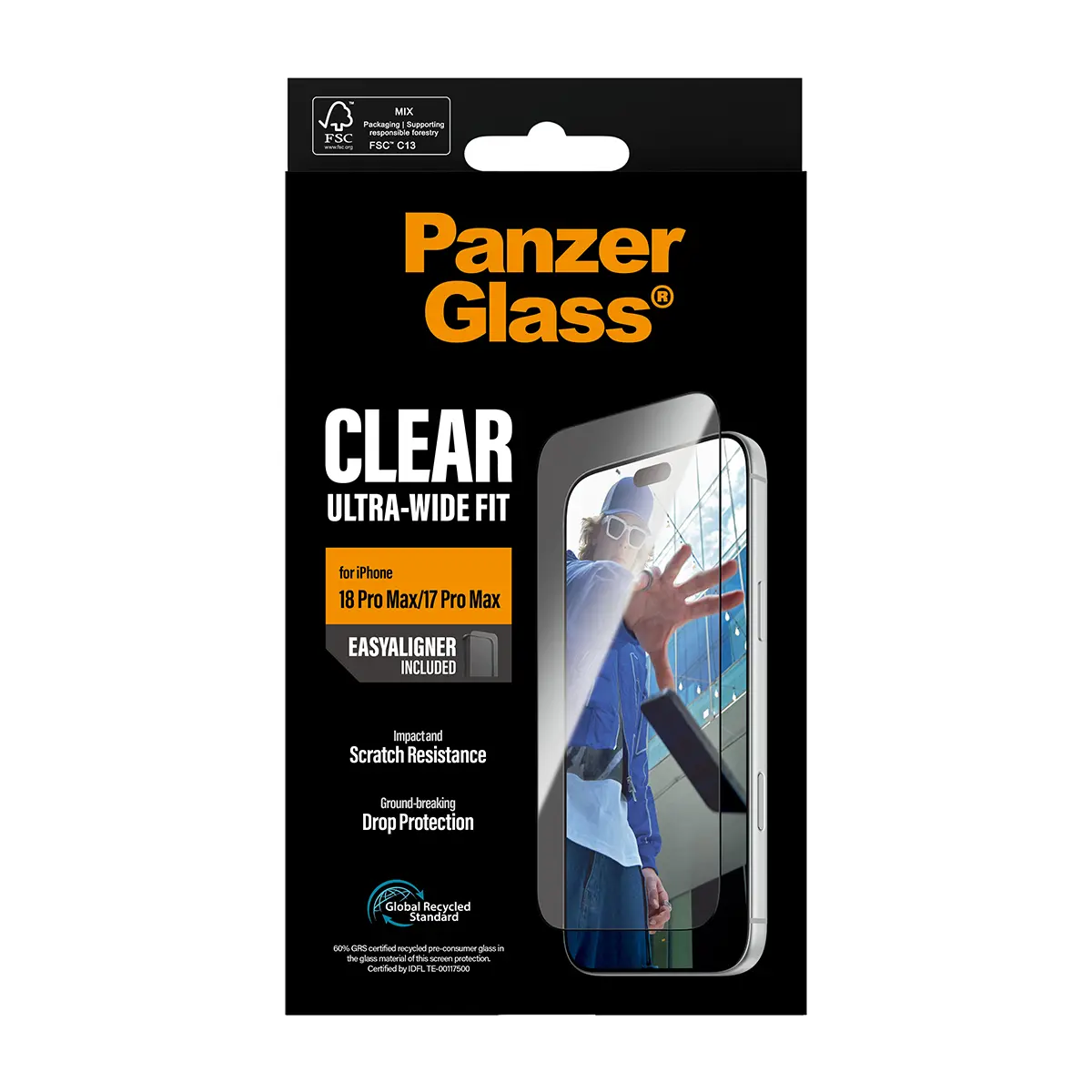 iPhone 18 Pro Max Screen Protector (with EasyAligner) Ultra Wide Fit